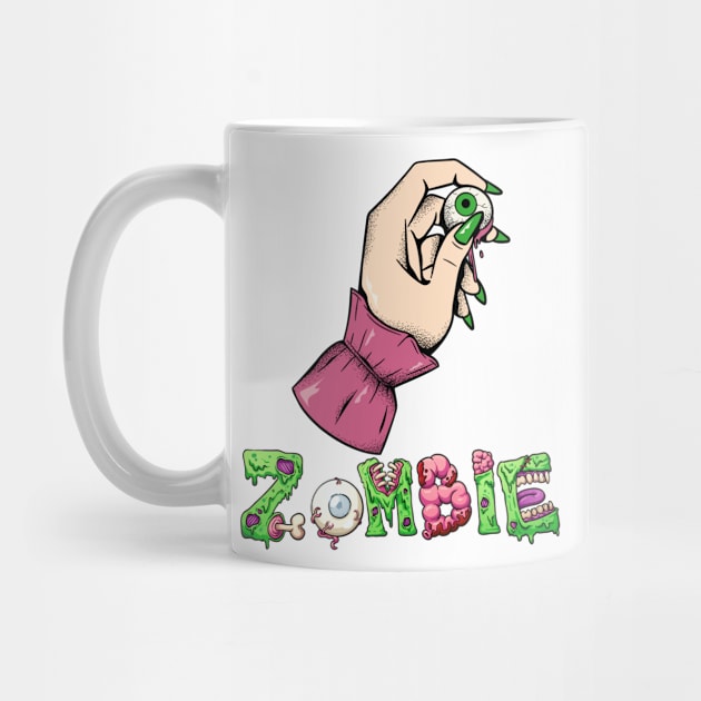 Zombie Hand with eyeball by MZeeDesigns